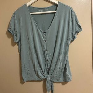 Green American Eagle Shirt